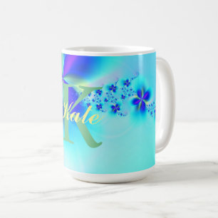 Customizeable Abstract Fractal Art Pattern Coffee Mug