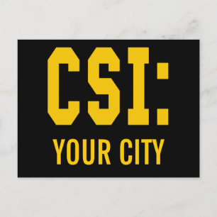 CUSTOMIZEABLE CSI Products Postcard
