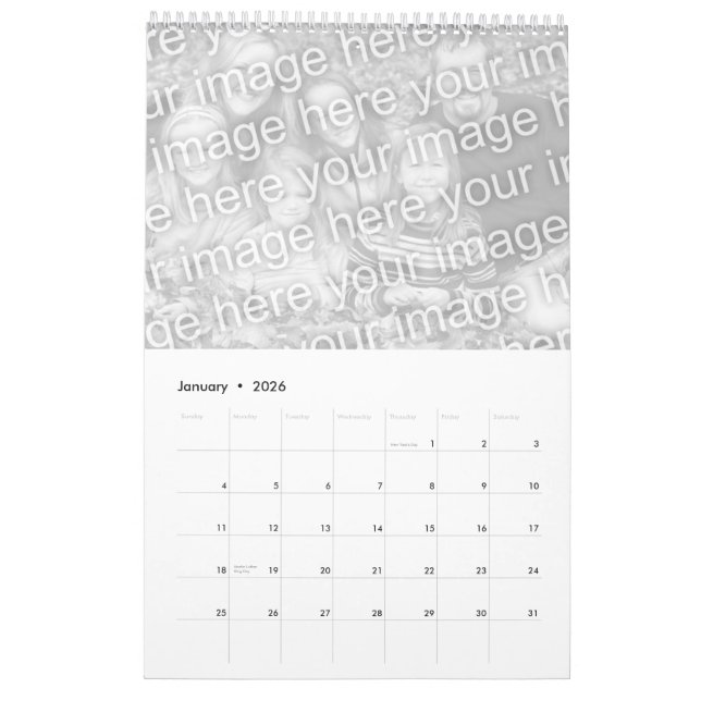 customizeable father's day calendar (Jan 2026)