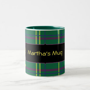 Customizeable Plaid Mug