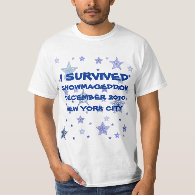 CUSTOMIZEABLE SNOWMAGEDDON T-SHIRT (Front)