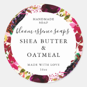 Customizeable Soap Stickers