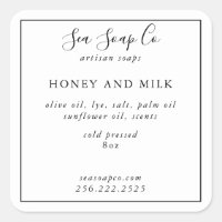 Customizeable Soap Stickers