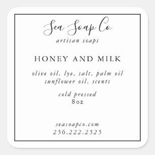 Customizeable Soap Stickers