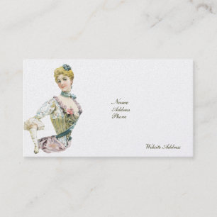 Customizeable Victorian Fashion Business Cards