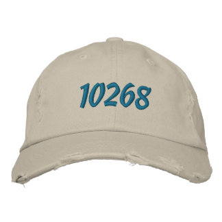 Customizeable Zip, Postal, Area Code Embroidered Hat