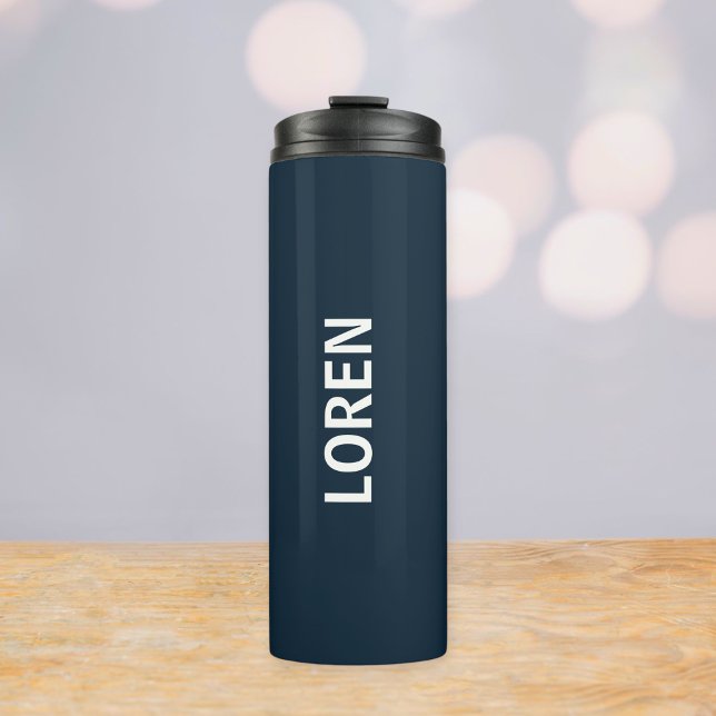Customized blu Thermal Bottle, school gifts Tumbler (Creator Uploaded)