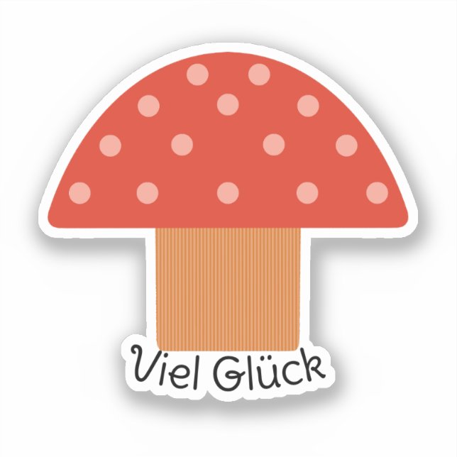 Customized Cute Red Mushroom  (Front)