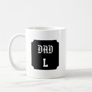Customized DAD Mug – Vintage Initial