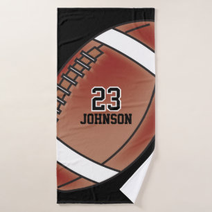 Customized Football Bath Towel