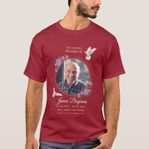 Customized Funeral, Personalized Memorial T-Shirt