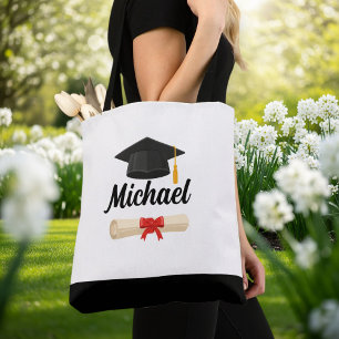 Customized Graduation Tote Bag - Canvas Bag