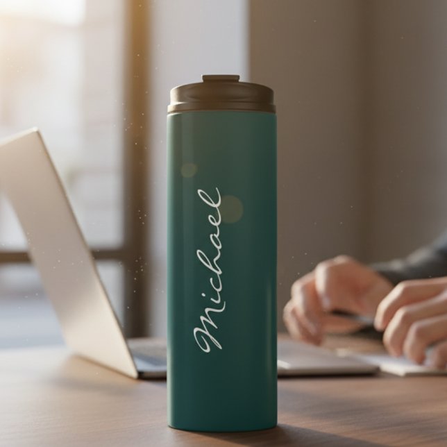 Customized Green Thermal Bottle, teacher gift Thermal Tumbler (Creator Uploaded)