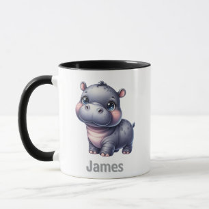 Customized kid's mug with animal design