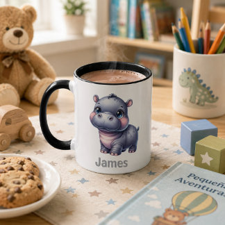 Customized kid's mug with animal design