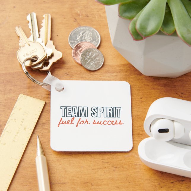 Customized Logo Inspirational Team Spirit Office Key Ring (Desk)