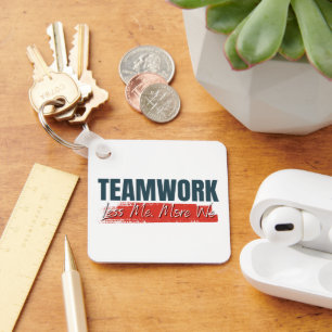 Customized Logo Inspirational Teamwork Business Key Ring
