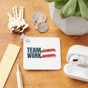 Customized Logo Inspirational Teamwork Business Key Ring