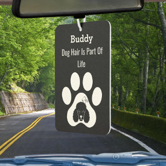 Customized Modern Classic Paw Dog Hair Pet Lovers Car Air Freshener
