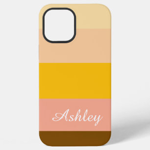 Customized Name Colourful Stylish Modern Elegant  iPhone 12 Pro Max Case