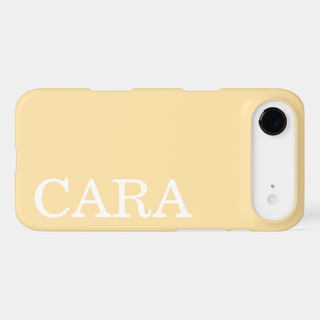 Customized Name Stylish Minimal Monogram Modern (Back Horizontal)