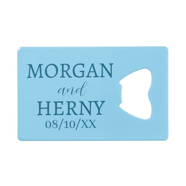 CUSTOMIZED NAME STYLISH MODERN WEDDING  (Front (Horizontal))