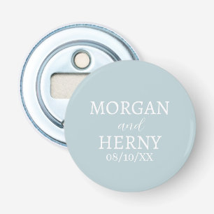 CUSTOMIZED NAME STYLISH MODERN WEDDING  BOTTLE OPENER