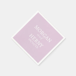 CUSTOMIZED NAME STYLISH MODERN WEDDING  NAPKIN