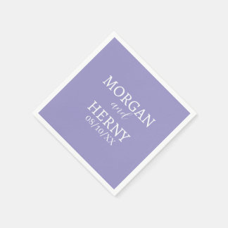 CUSTOMIZED NAME STYLISH MODERN  WEDDING  NAPKIN
