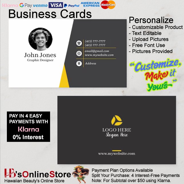 Customized & Personalized Business Cards 20  (Customized & Personalized Business Cards 20.)