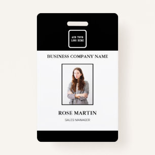 Customized Photo Business Employee ID Badge