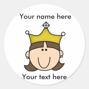 CUSTOMIZED PRINCESS BROWN Sticker