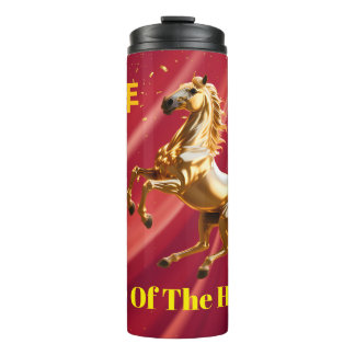 Customized Red & Gold Festive Chinese New Year Thermal Tumbler