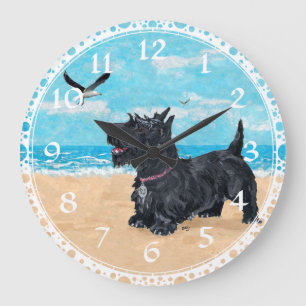 CUSTOMIZED Scottie Beach Large Clock