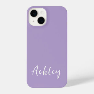 Customized Simple Stylish Modern Minimal Monogram  iPhone 14 Case