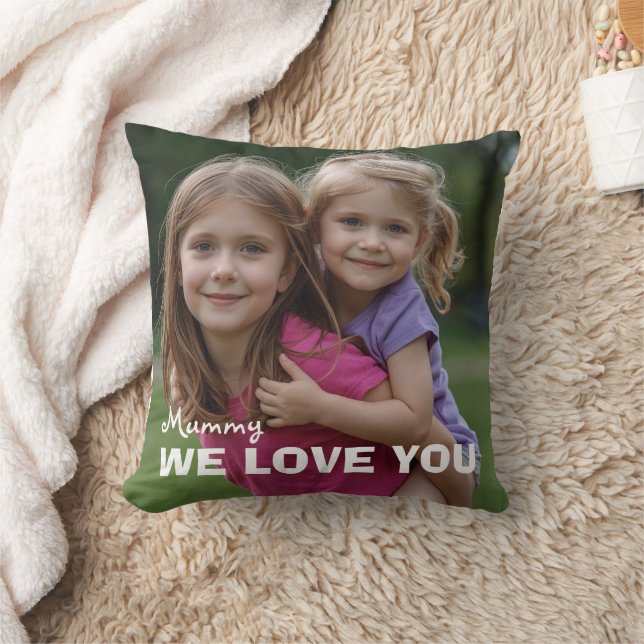 Customized with 2 and text cushion (Blanket)