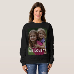 Customized with 2 and text sweatshirt