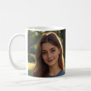 Customized with two photos coffee mug