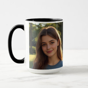 Customized with two photos mug
