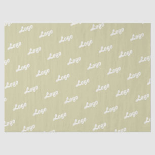 CUSTOMIZED YOUR LOGO STYLISH MODERN LIGHT OLIVE TISSUE PAPER