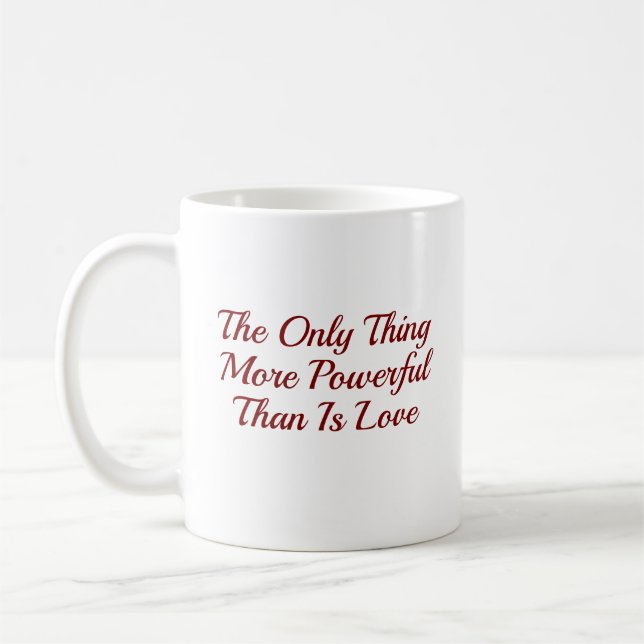 Customized Your Own Quotes Stylish Modern Minimal  Coffee Mug (Left)