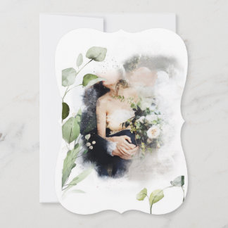 Customizsible Wedding design Inbjudningar