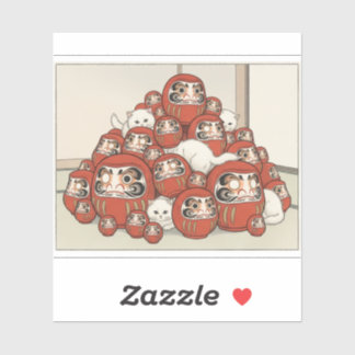 CUSTOMJapanese Tale of Genji Heian Cat Art - Ukiyo