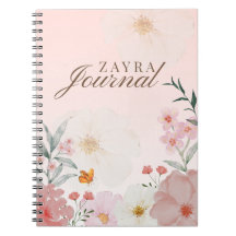 customPersonal Blush Pink Watercolor Floral Peony 