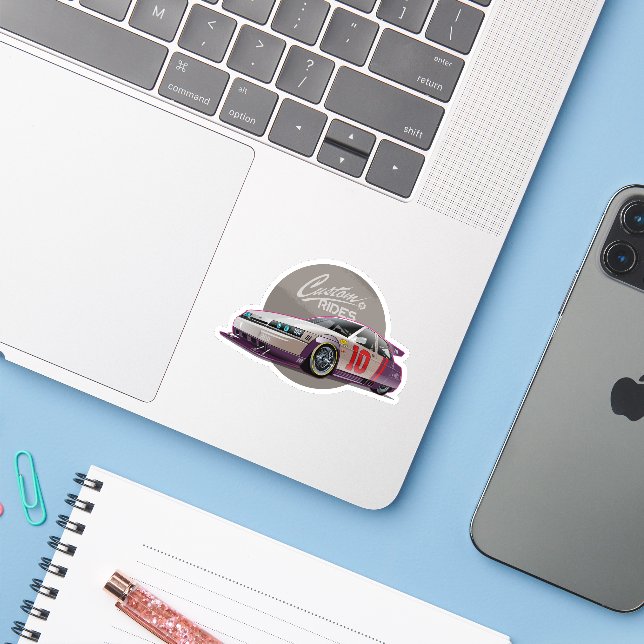 Custon fiction race car concept (Laptop w/ iPhone)