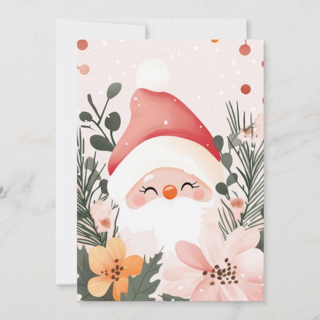 Cut and festive Holiday Greeting Card (Front)