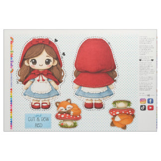 Cut and Sew Plushie - beginner kids sewing project Fabric