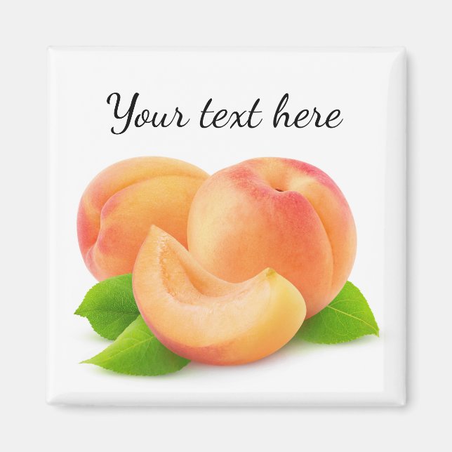 Cut apricots magnet (Front)