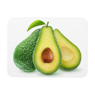 Cut avocados magnet