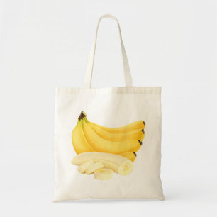 Cut banana bunch tote bag